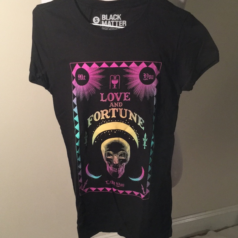 NWOT Black Matter “Love and Fortune” T-shirt